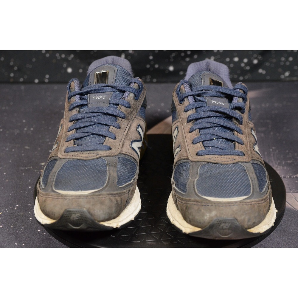 New‎ Balance 990v5 Shoes Mens Size 11.5 Blue Made In USA Running Suede M990NV5 - Picture 8 of 11
